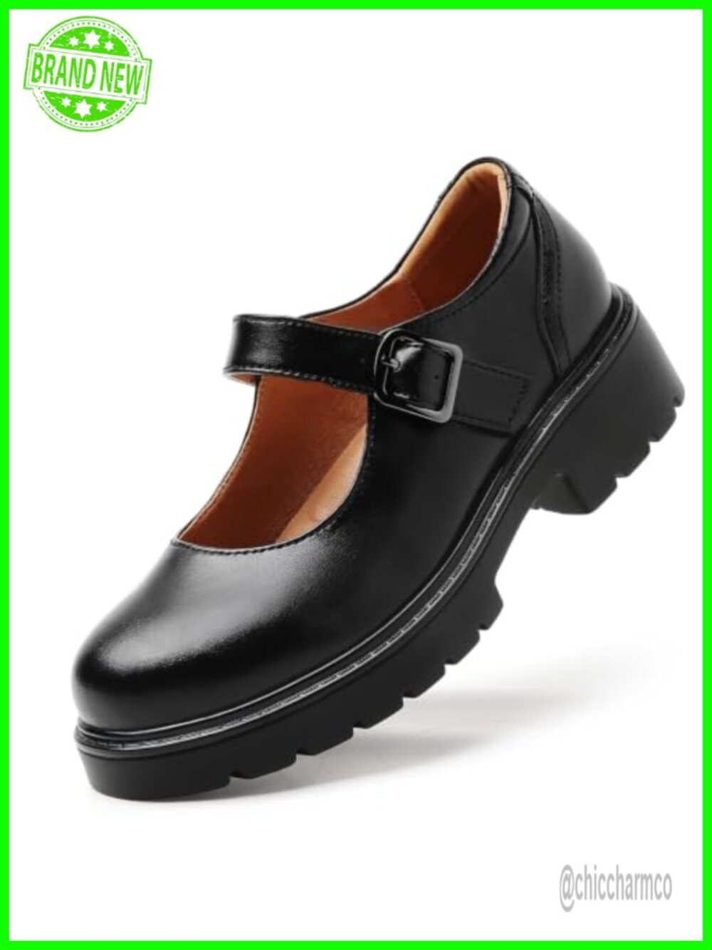 Women's Mary Jane Platform Heels Chunky Oxford Shoes